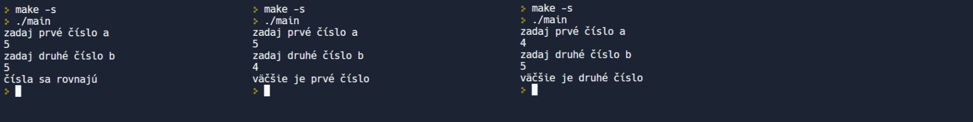 očakávaný výsledok